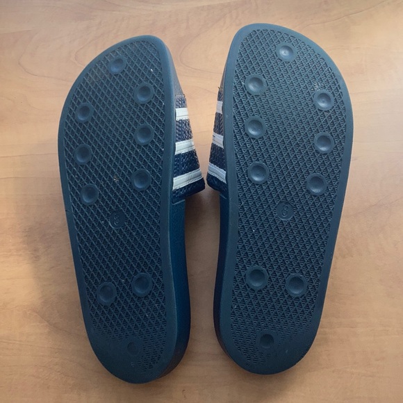 Adidas Navy Slides - Picture 2 of 2